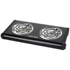 Parrilla eléctrica Black&Decker de 2 Quemadores DB1002B