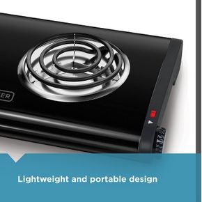 Parrilla eléctrica Black&Decker de 2 Quemadores DB1002B