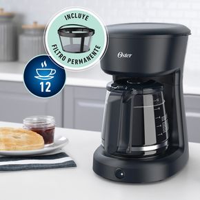 Cafetera Oster para 12 Tazas BVSTDCS12B/R