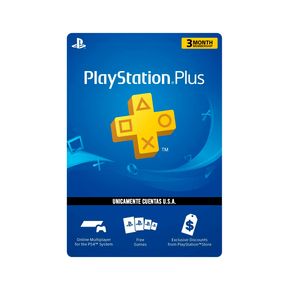 Tarjeta de contenido PlaySation Plus de 3 meses