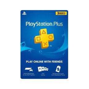 Tarjeta de contenido PlaySation Plus de 3 meses