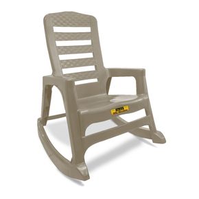 Silla Mecedora Plastimas Rattan Cocoa
