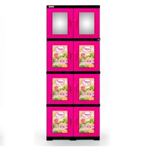 Gabinete Multiusos con Espejos - 4 Niveles - Pony