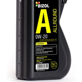 Aceite para Motor Bizol Liviano 0W20 Allround Hc Sintetico 1L