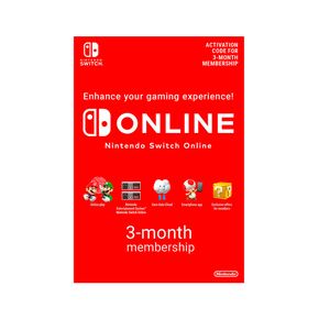 Tarjeta de contenido Nintendo eShop de 3 meses