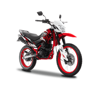 Moto Doble Proposito DM150 Italika Rojo/Negro 2024