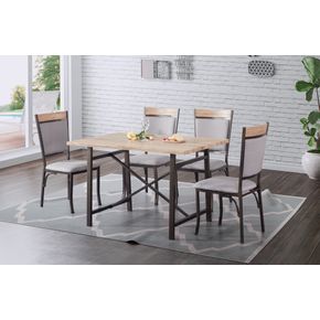 Comedor Mays 4 Sillas  Beige 850-WR-D218W-4BG