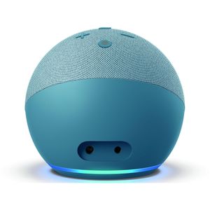 Echo Dot 4ta Generación Altavoz Inteligente con Alexa Azul con Reloj