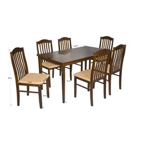 Comedor Rectangular Intap Venice de 6 Sillas