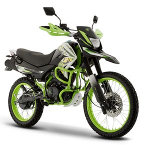 Moto Doble Proposito Italika DM200 Verde/Negro 2023