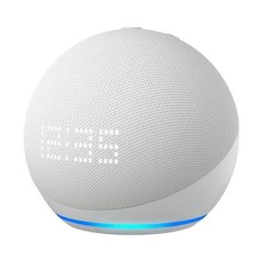 Echo Dot Con Reloj (5Th Gen) Smart Speaker With Alexa - Blanca