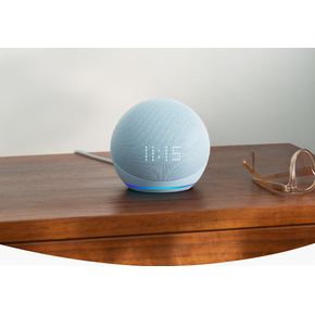 Echo Dot Con Reloj (5Th Gen) Smart Speaker With Alexa - Blanca