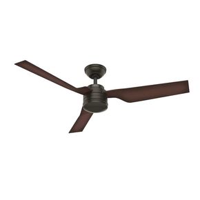 Ventilador De Techo Cabo Frío Café Para Exterior/Interior