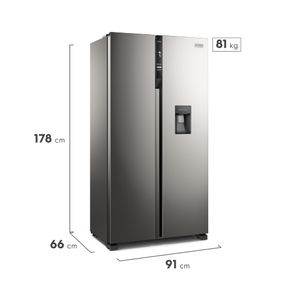 Refrigeradora Side By Side Frigidaire de 19 Pies FRSA19K2HVG