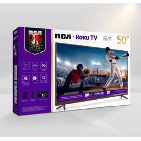 Televisor Smart 4K RCA-Roku TV de 50 pulgadas RC50