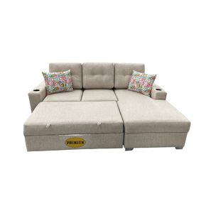 Sofa Cama Tipo L Con Descansador
