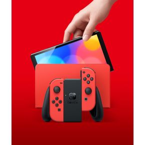 Nintendo Switch Oled Mario Red