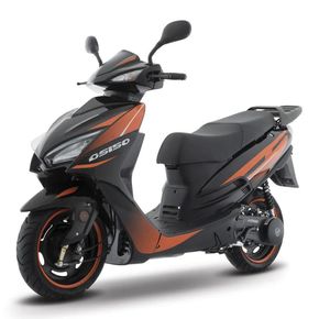 Motoneta DS150 Italika Negro/Naranja 2024