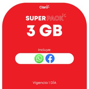 SUPERPACK CLARO 1 DIA Q.18
