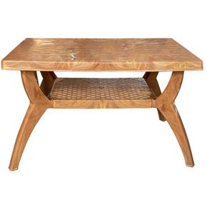 Mesa Rectangular 6 Personas Madera Sandalo