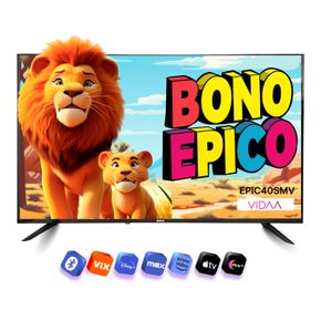 Televisor Smart Epic de 40 pulgadas EPIC40SMV