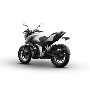 Pulsar 160N 2025 Blanco Con Franjas Multicolor