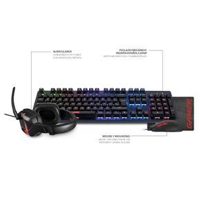 Kit Gamer De 4 Piezas CMB01