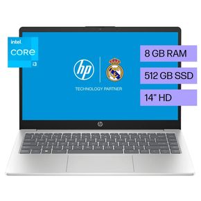Laptop HP 14-EP0027LA Intel Core i3 8GB 512GB W11H Plata