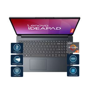 Laptop Lenovo Ideapad 1, 15.6" FHD, AMD Ryzen 3 7320U, 8GB, 512 SSD