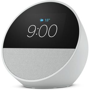 Echo Spot Smart Alarm con Alexa Glacier White