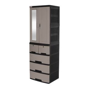 Armario Forte Plastimas - 4N Rattan C/Llavin - Cocoa