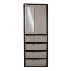 Ropero Premium Rattan Plastimas 4N Cocoa