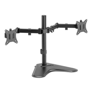Soporte Para Dos Monitores de 32" Con Base Para Celular Argom ARG-BR-1605