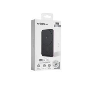 Power Bank Magnética Argom MS5 Rosado ARG-PB-1160PK
