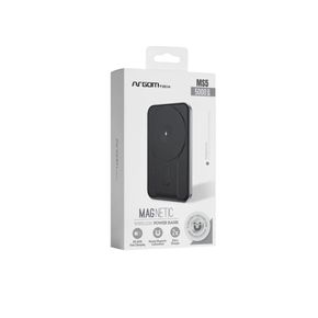 Power Bank Magnética Argom MS5 Plateado ARG-PB-1160SL
