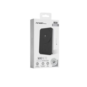 Power Bank Magnética Argom MS10 Plateado ARG-PB-1162SL