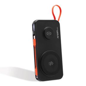 Power Bank Inalambrica Argom 4 en 1 S10 ARG-PB-1164BK