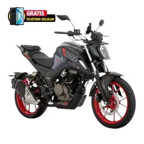 Moto Deportiva 280Z Italika Negro/Gris
